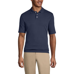 Men's Short Sleeve Banded Bottom Polo Shirt