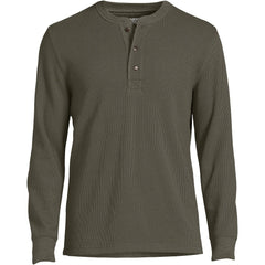 Men's Long Sleeve Thermal Waffle Henley