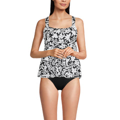 Women's Flutter Scoop Neck Tankini Top