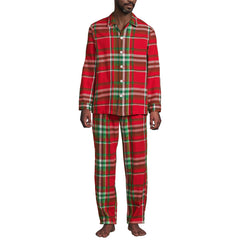 Men's Flannel 3 Piece Pajama Set