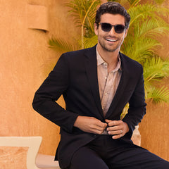Men's Traditional Fit Year'rounder Stretch Wool Suit Jacket