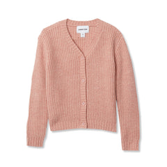 Girls Button Front Knit Sparkle Cardigan