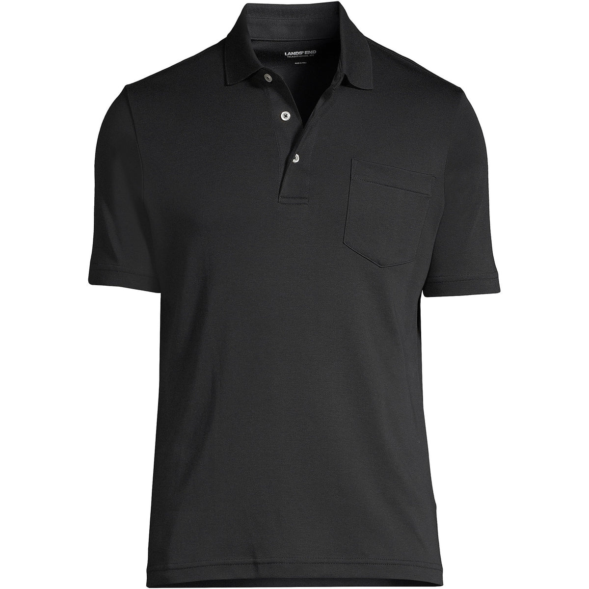 Men's Short Sleeve Cotton Supima Polo Shirt with Pocket