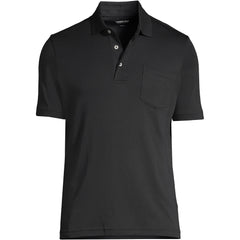 Men's Big and Tall Short Sleeve Cotton Supima Polo Shirt with Pocket