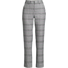 Women's High Rise Brushed Flannel Tapered Ankle Pants