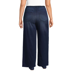 Women's Plus Size Starfish Denim High Rise Wide Leg Jeans