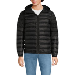 Men's Tall Hooded Wanderweight Packable Down Jacket
