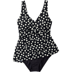 Women's Plus Size New SlenderSuit Wrap Swim Dress Swimsuit Print