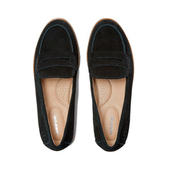 Women's Comfort Lug Sole Suede Loafers