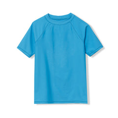 Boys Chlorine Resistant Magic Print Short Sleeve Crew Neck UPF50 Rash Guard