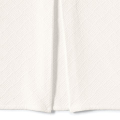 Basketweave Cotton Matelasse Bedskirt