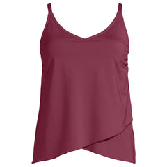 Women's Plus Size Tulip Hem Tankini Top