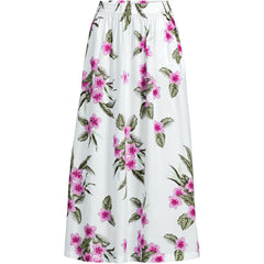 Women's Poplin Pull On Maxi Skirt