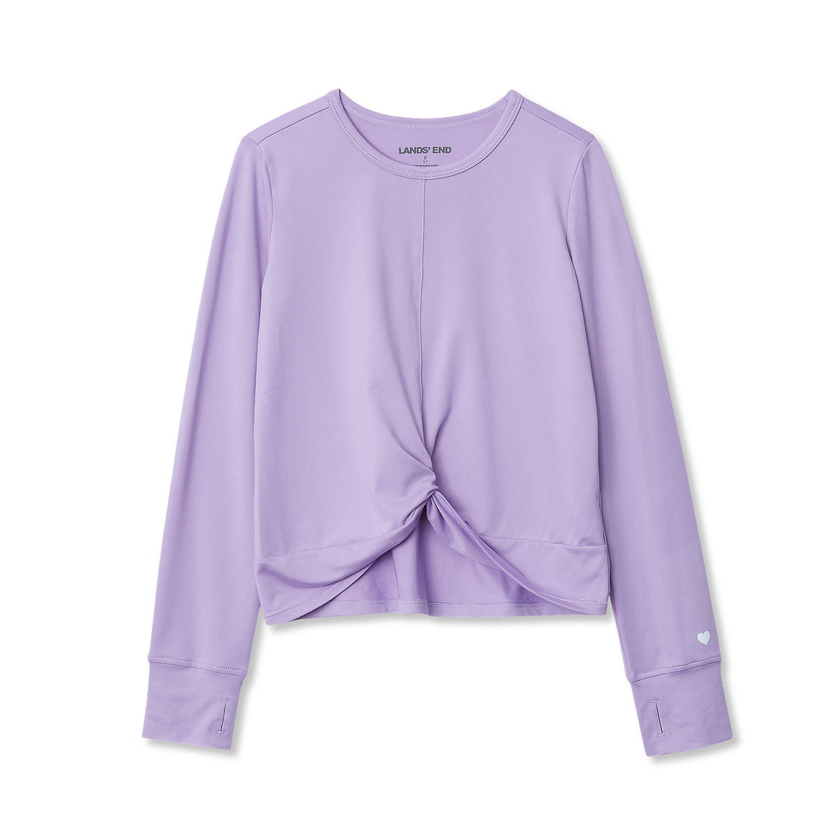 Girls Active Long Sleeve Twist Top