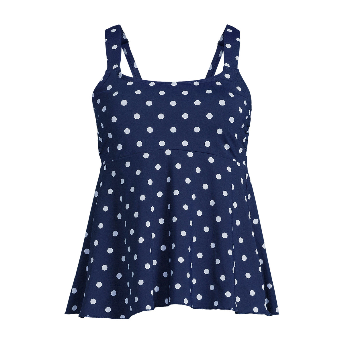 Women's DD-Cup Flutter Scoop Neck Tankini Top