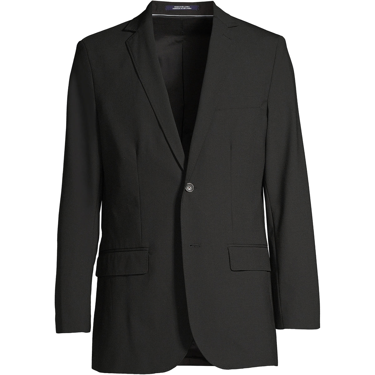 Men's Big Washable Wool 2 Button Traditional Fit Suit Jacket