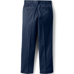 Boys Husky Iron Knee Blend Plain Front Chino Pants