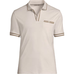 Men's Short Sleeve Tipped Welt Pocket Performance Supima Polo