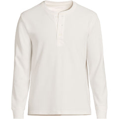 Men's Big and Tall Long Sleeve Thermal Waffle Henley