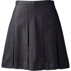 Women's Box Pleat Skirt Above the Knee
