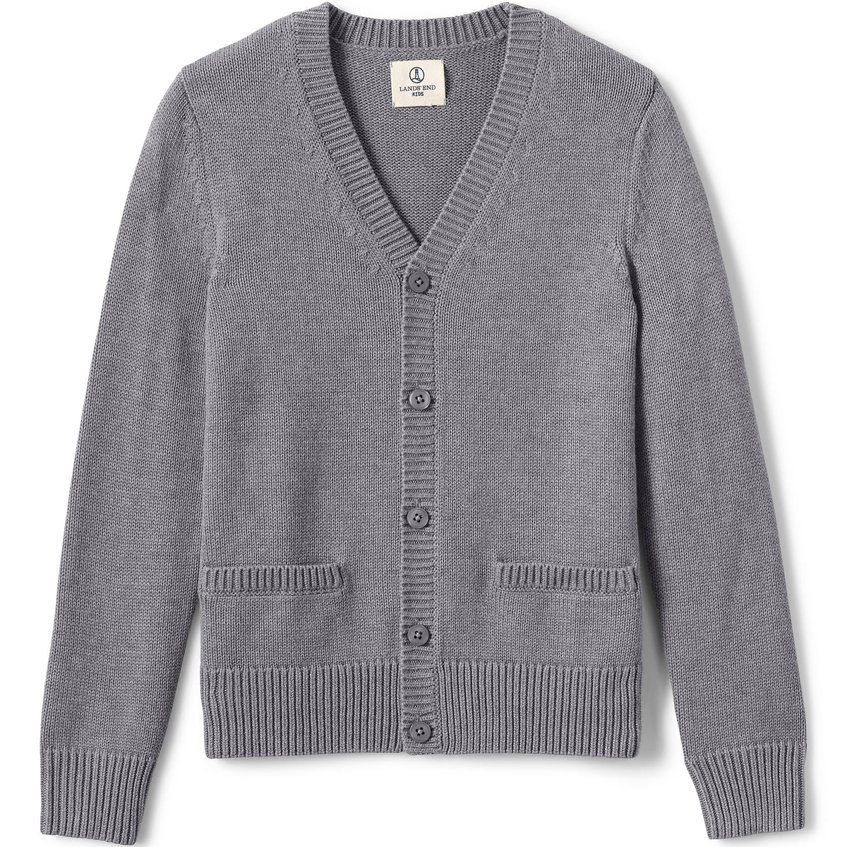 School Uniform Boys Cotton Modal Button Front Cardigan Sweater