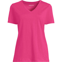 Plus Size Supima Cotton V-Neck T-Shirt