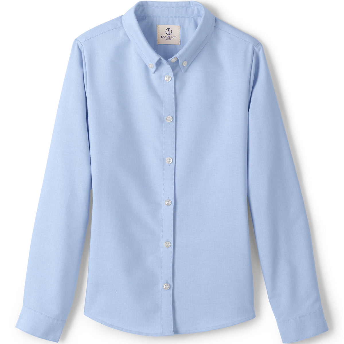Girls Plus Long Sleeve Oxford Dress Shirt
