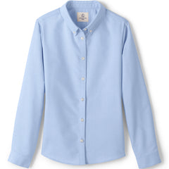 Girls Long Sleeve Oxford Dress Shirt