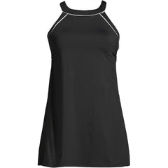 Women's DD-Cup High Neck Swim Dress Swimsuit