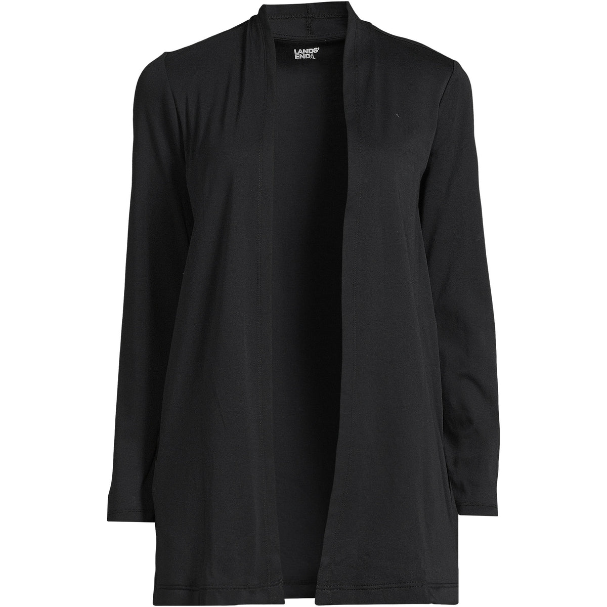 Women's Long Sleeve Supima Micro Modal Open Cardigan Tunic