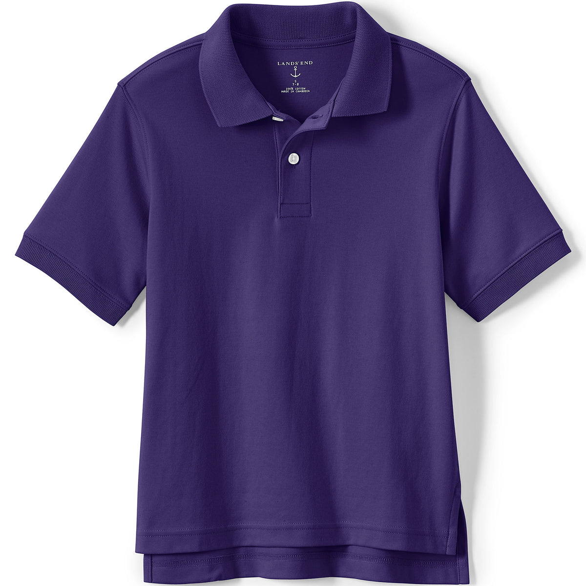 Kids Short Sleeve Interlock Polo Shirt