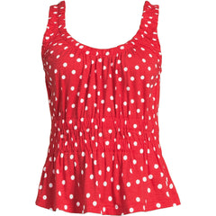 Women's Slub Rouched Tank Top