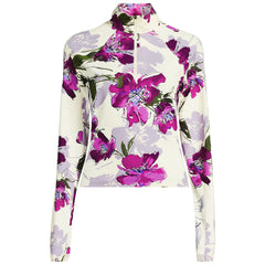 Women's Long Torso SunShade UPF 50 Quarter Zip Rash Guard