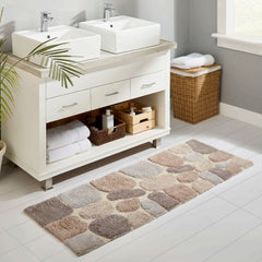 Chesapeake Pebbles Cotton Non-Skid 24''x60'' Bath Runner