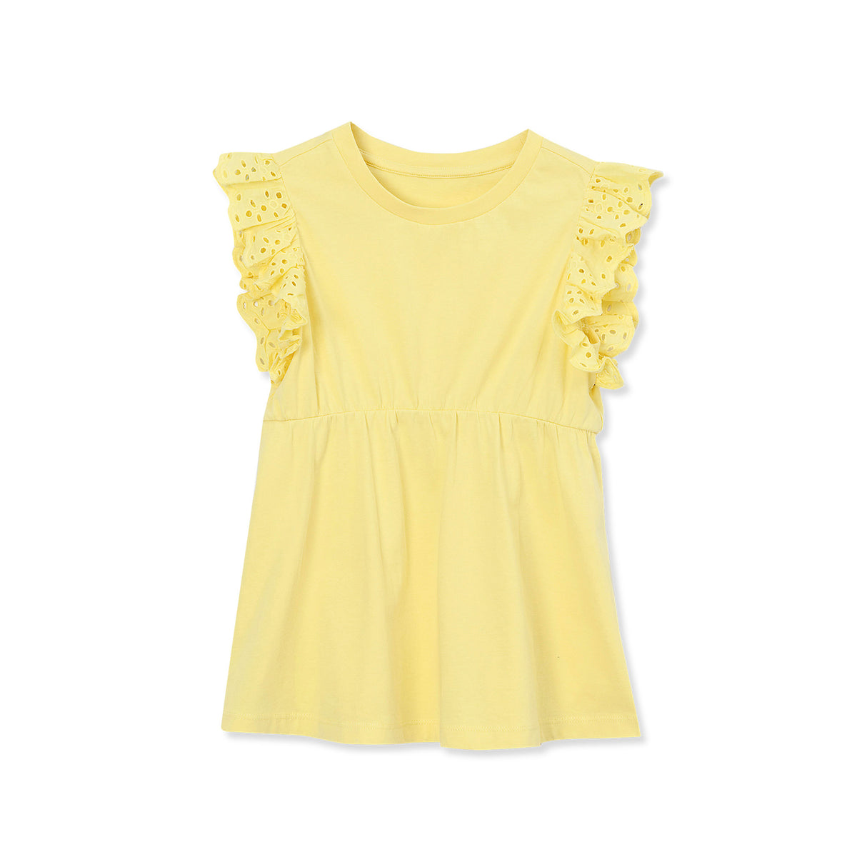 Girls Short Sleeve Peplum Top
