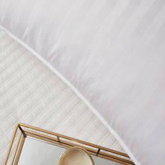 Blue Ridge Home Fashions Supreme 350 Thread Count Damask Stripe Cotton Down Pillow
