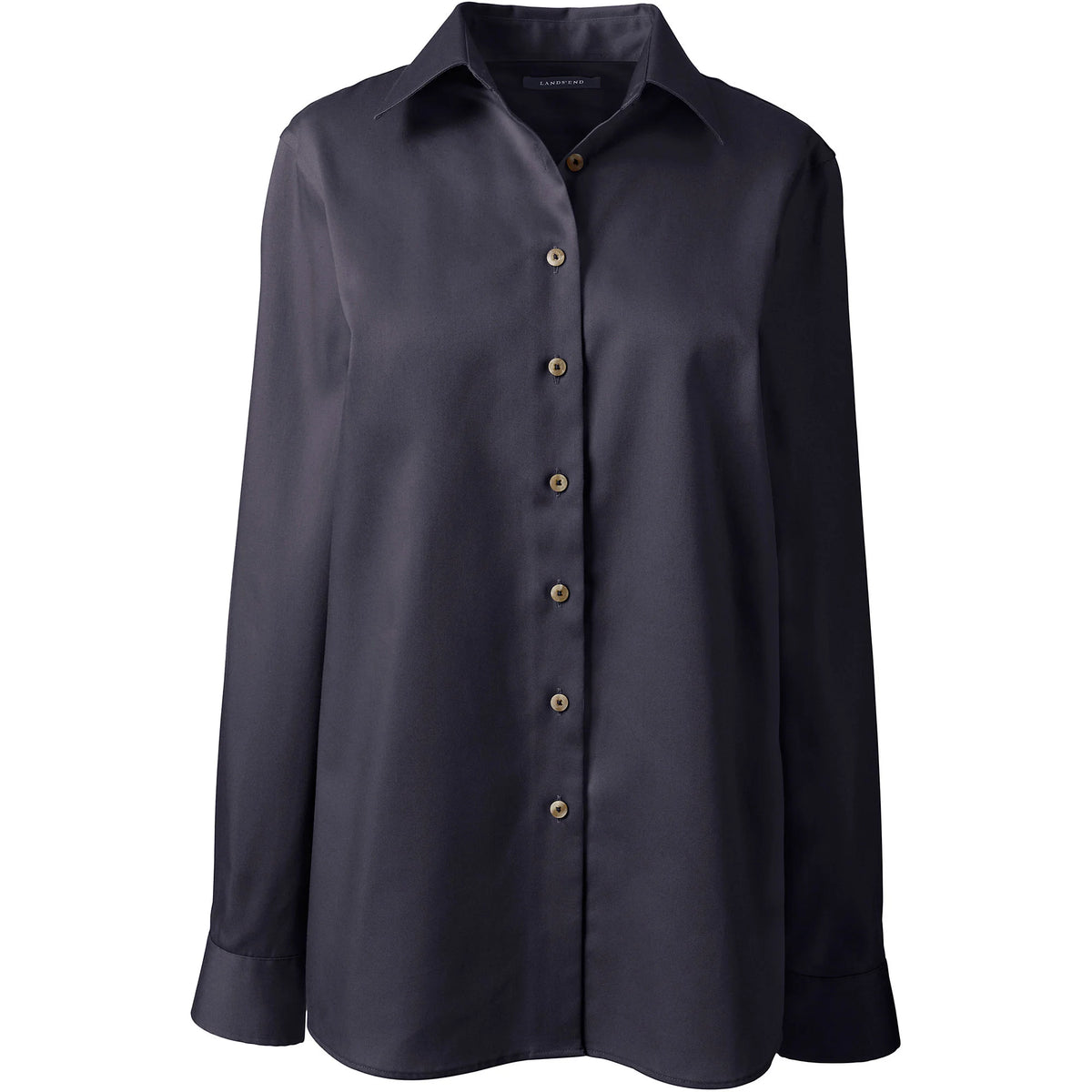 Women's Plus Size Long Sleeve Performance Twill Shirt
