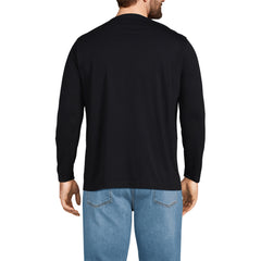 Men's Big Long Sleeve Cotton Supima Henley
