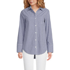 Women's Poplin Tie Sleeve Shirt