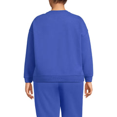 Women's Plus Size Relaxed Serious Sweats Long Sleeve Crewneck Sweatshirt