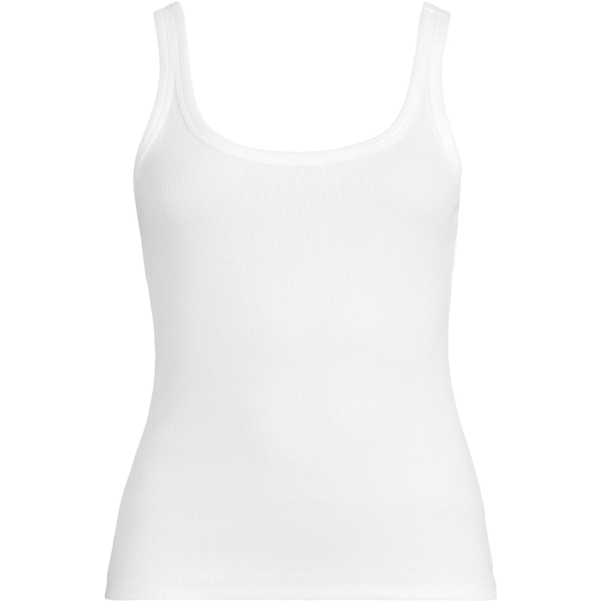 Women's Plus Size Micro Rib Go-To Layering Tank