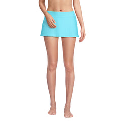 Women's Texture Mini Swim Skirt Swim Bottoms