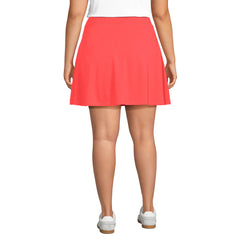 Women's Plus Size Active Adaptive Lycra Skater Skorts