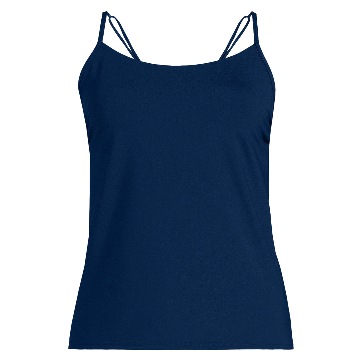 Women's D-Cup Tugless QuickDry Adjustable Strappy Back Tankini Top