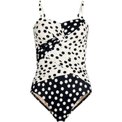 Women's Plus Size SlenderSuit Wrap Bandeau One Piece Swimsuit