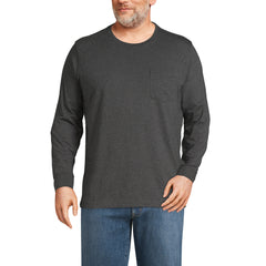 Men's Big Super-T Long Sleeve T-Shirt with Pocket