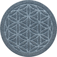 Matterly Waterhog 17" Round Flower of Life Plant Trivet - Set of 2