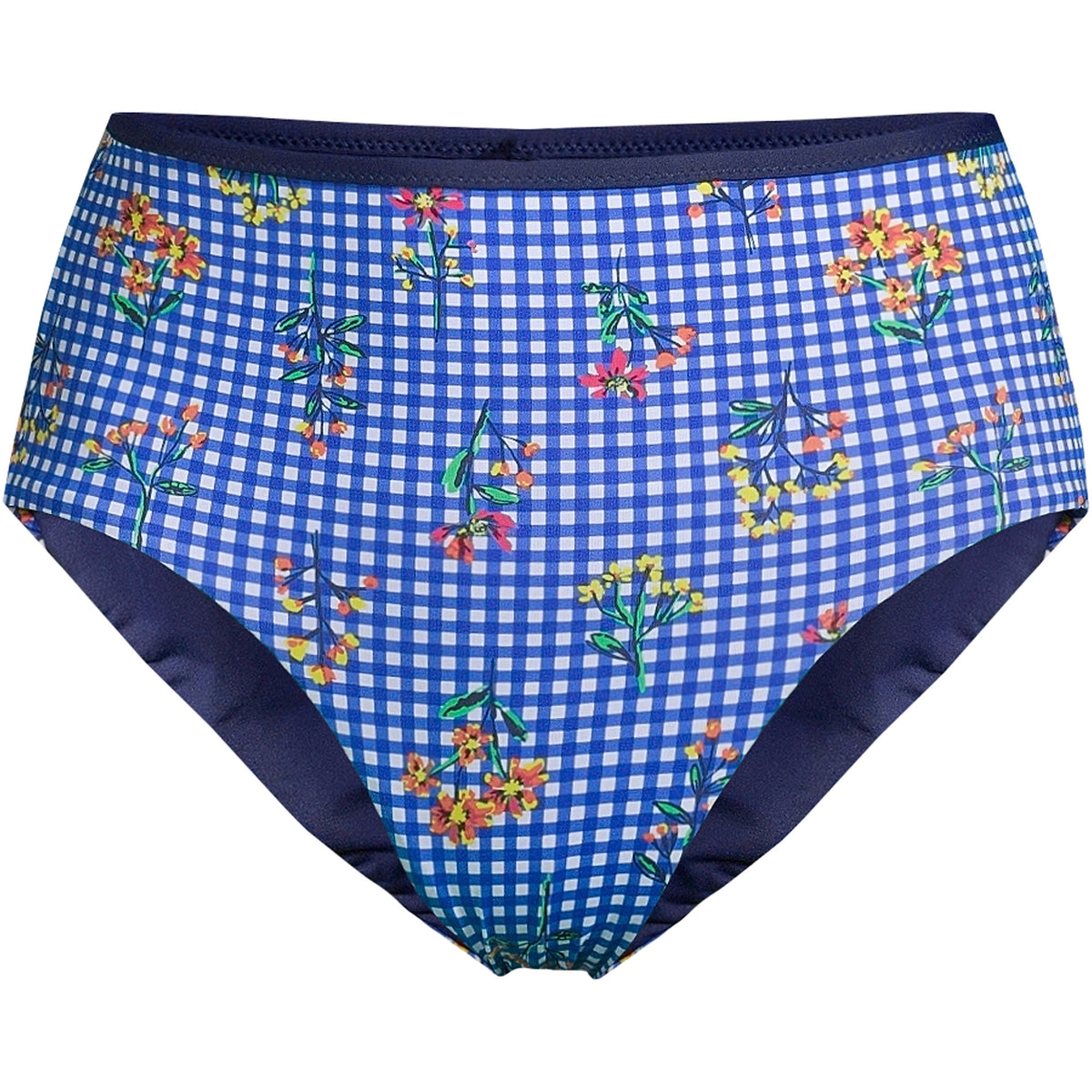 Women's Chlorine Resistant Reversible High Waisted Bikini Bottoms