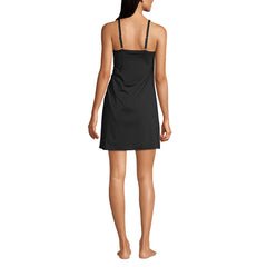 Women's Chlorine Resistant Sweetheart Swim Dress One Piece Swimsuit