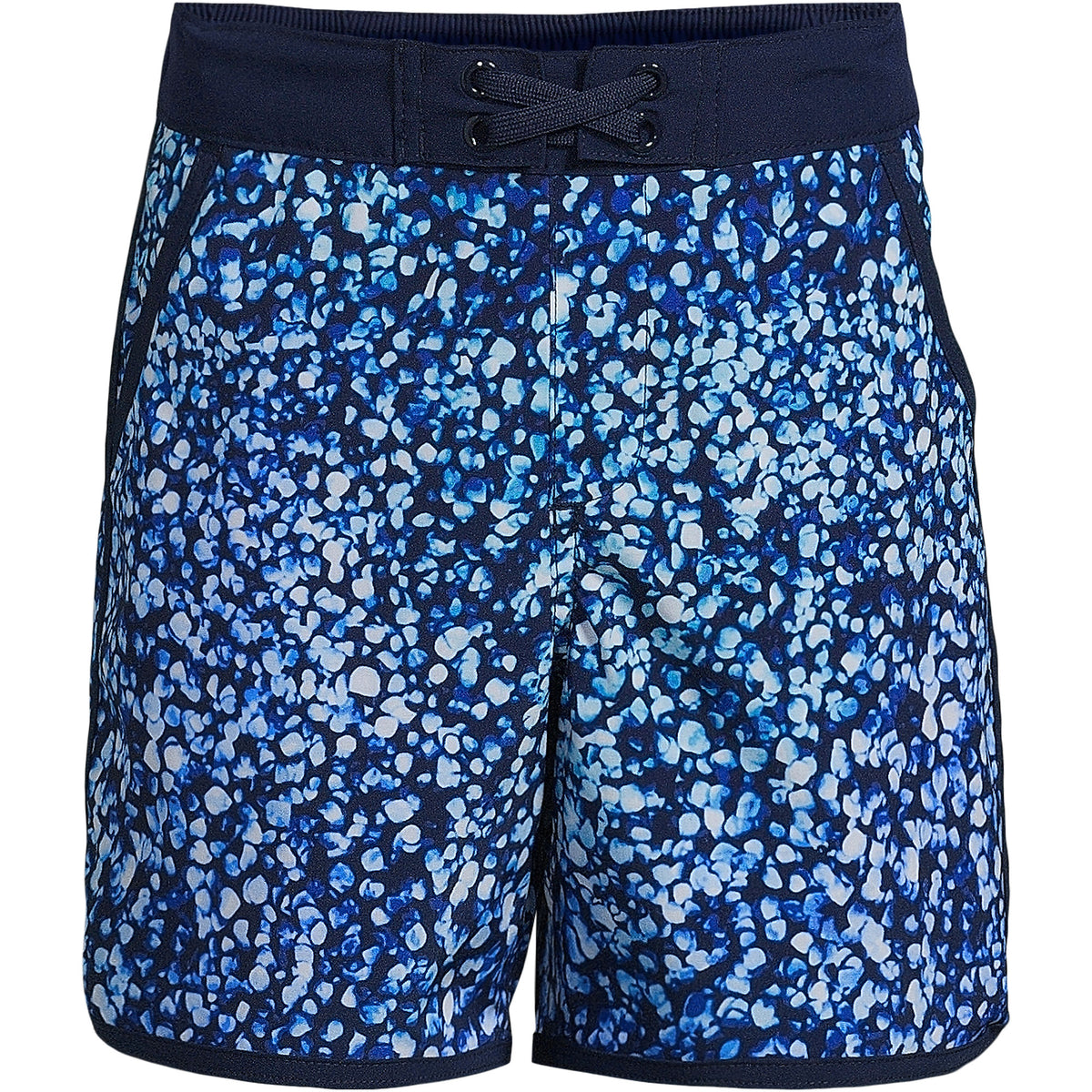 Boys Active Stretch Curved Hem Long Board Short